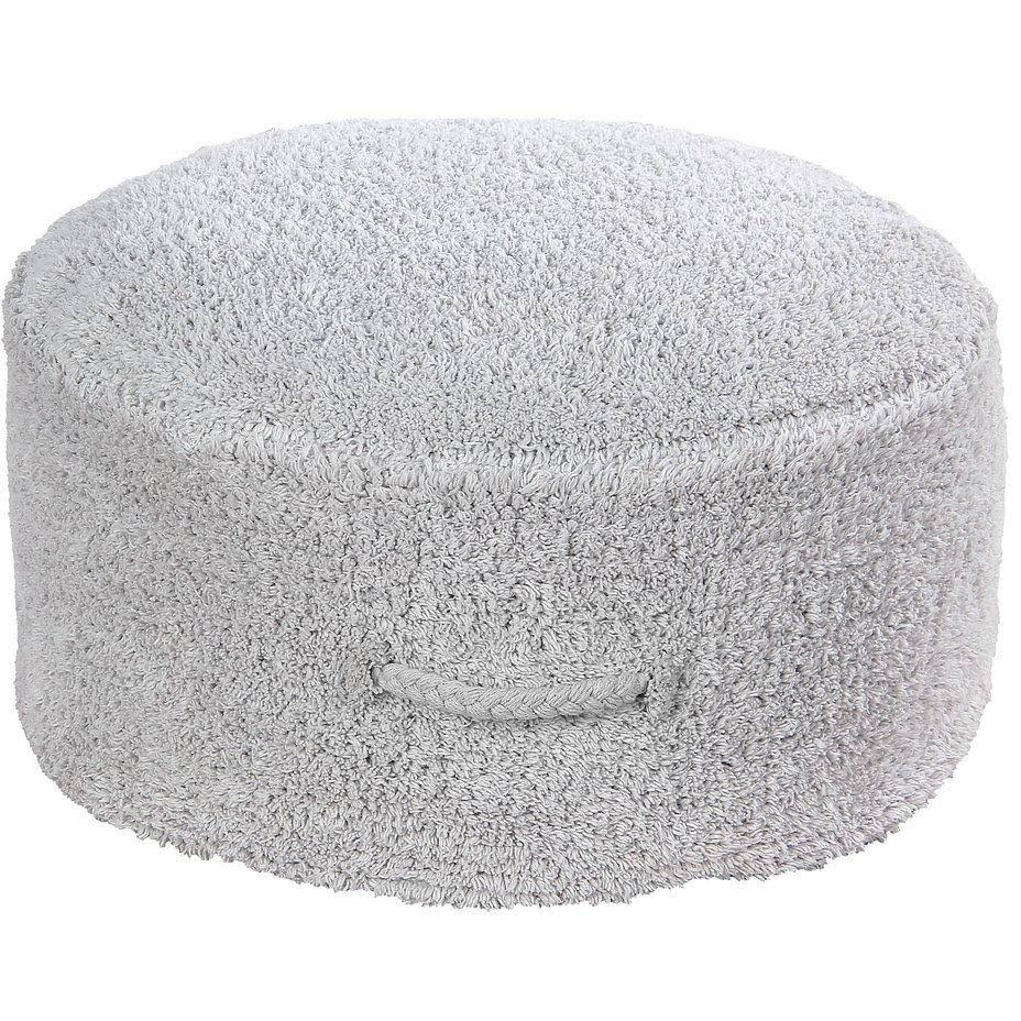 Pearl Grey Pouffe P257889