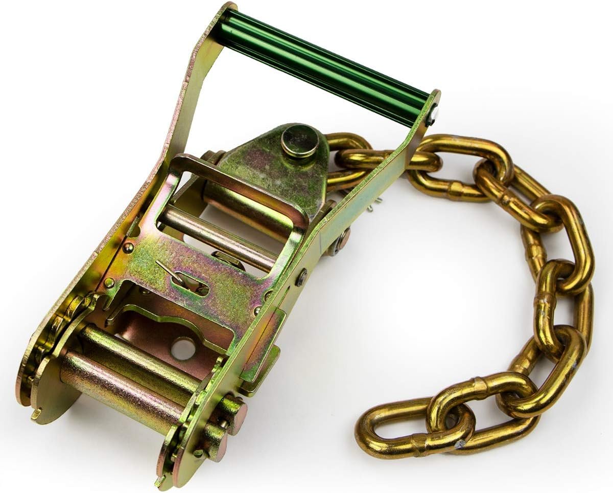 Ratchet Buckle 4 Pack 2 Inch Wide with Chain Tail A700