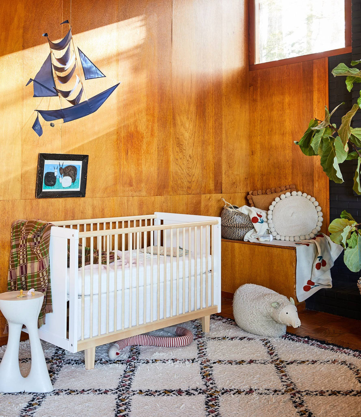 White Birch Crib L374