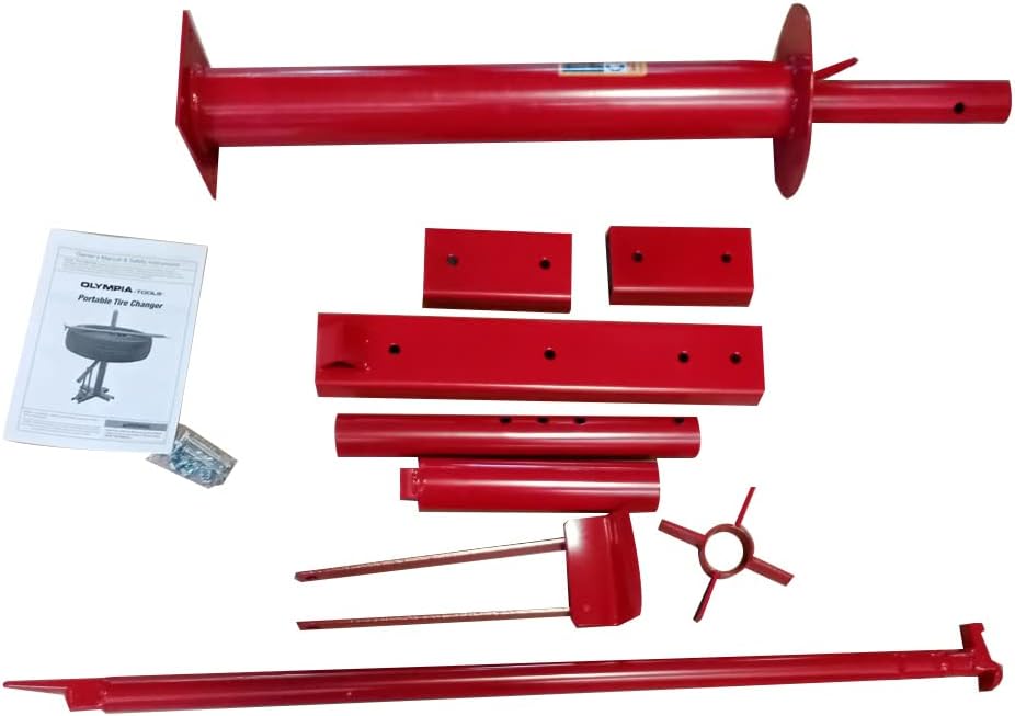 Red Manual Tire Changer Base L231