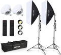 Softbox Continuous Photography Lighting Kit with 2 Soft Boxes and 2 LED Bulbs A431734
