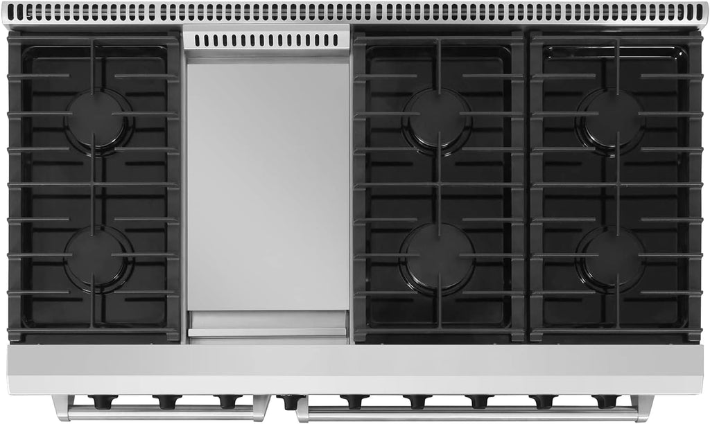 30 Inch Stainless Steel Gas Range with 5 Sealed Burners, 4.5 cu. ft. Oven, Storage Drawer, Cast Iron Grate F1555