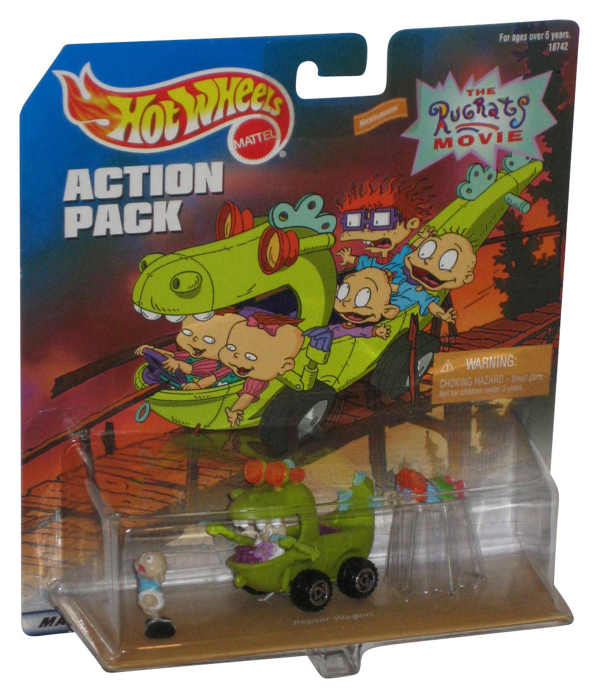 Hot Wheels Rugrats Movie Mini Figure Action Pack Set R927