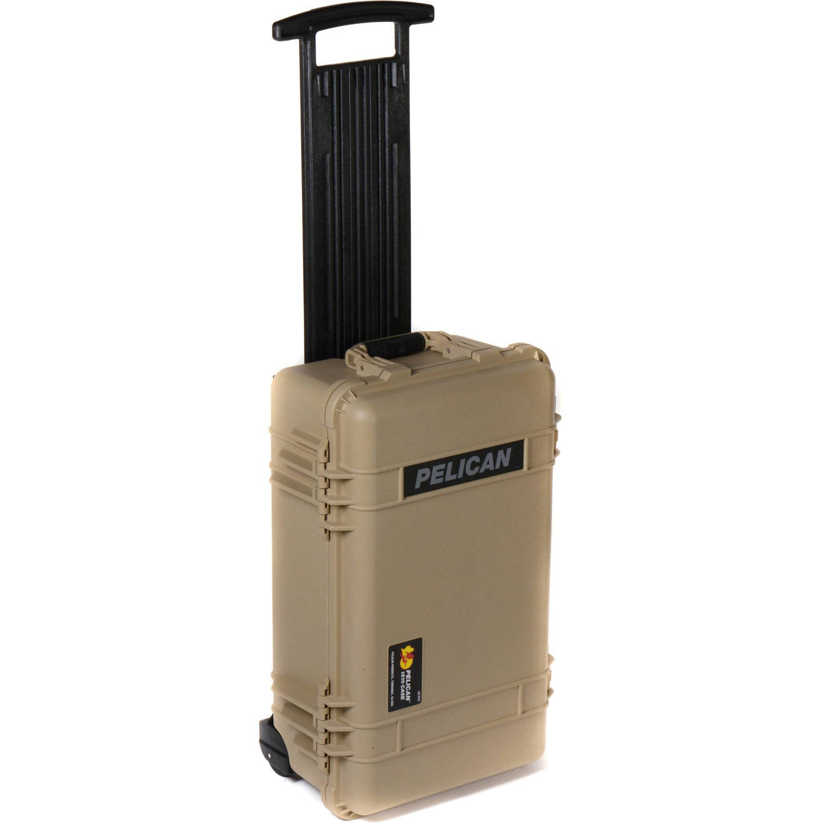 Desert Tan Carry on Case with Yellow and Black Divider Set X39931
