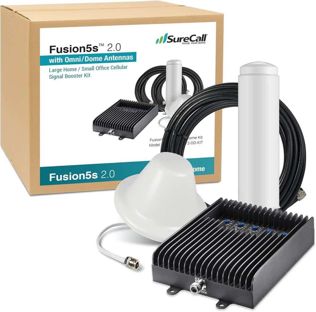 Cell Phone Signal Booster with Yagi Dome Antennas, 5G/4G LTE S49007