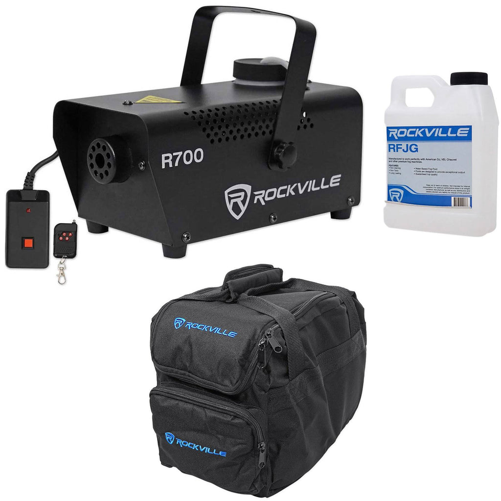 R700 Fog Smoke Machine with Remote Fluid Carry Bag F38249