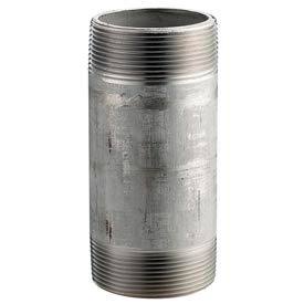 SS 304/304L Schedule 80 Seamless Extra Heavy Pipe Nipple 2x6 NPT Male J4512