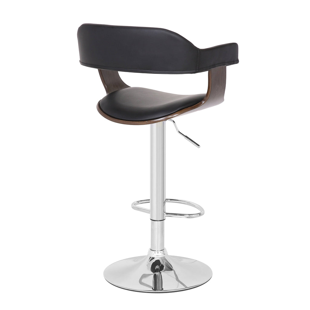 Swivel Adjustable Oak Wood Barstool W89120