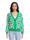Women's Long Sleeve V-Neck Button Front Cardigan B934724