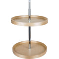 24 inch Round Banded Lazy Susan Set with Adjustable Pole J474