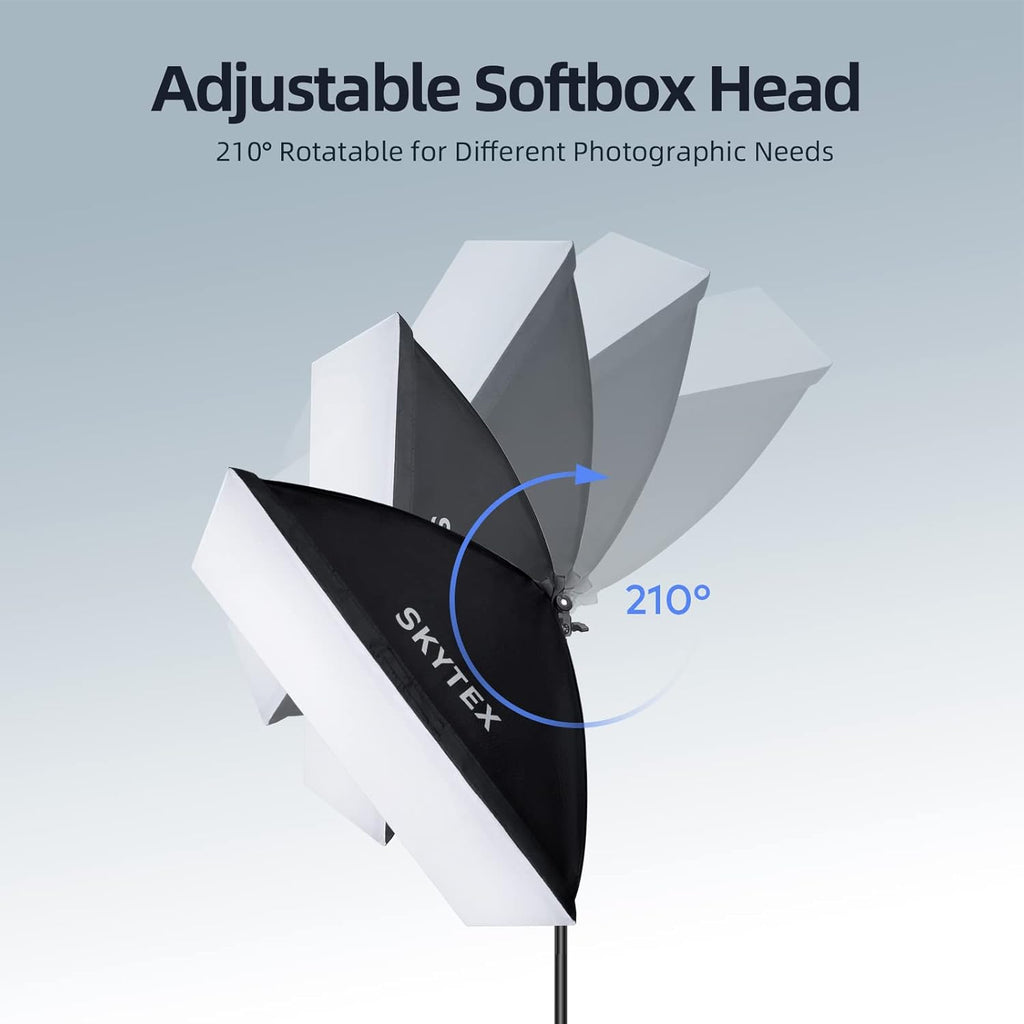 Softbox Continuous Photography Lighting Kit with 2 Soft Boxes and 2 LED Bulbs A431734