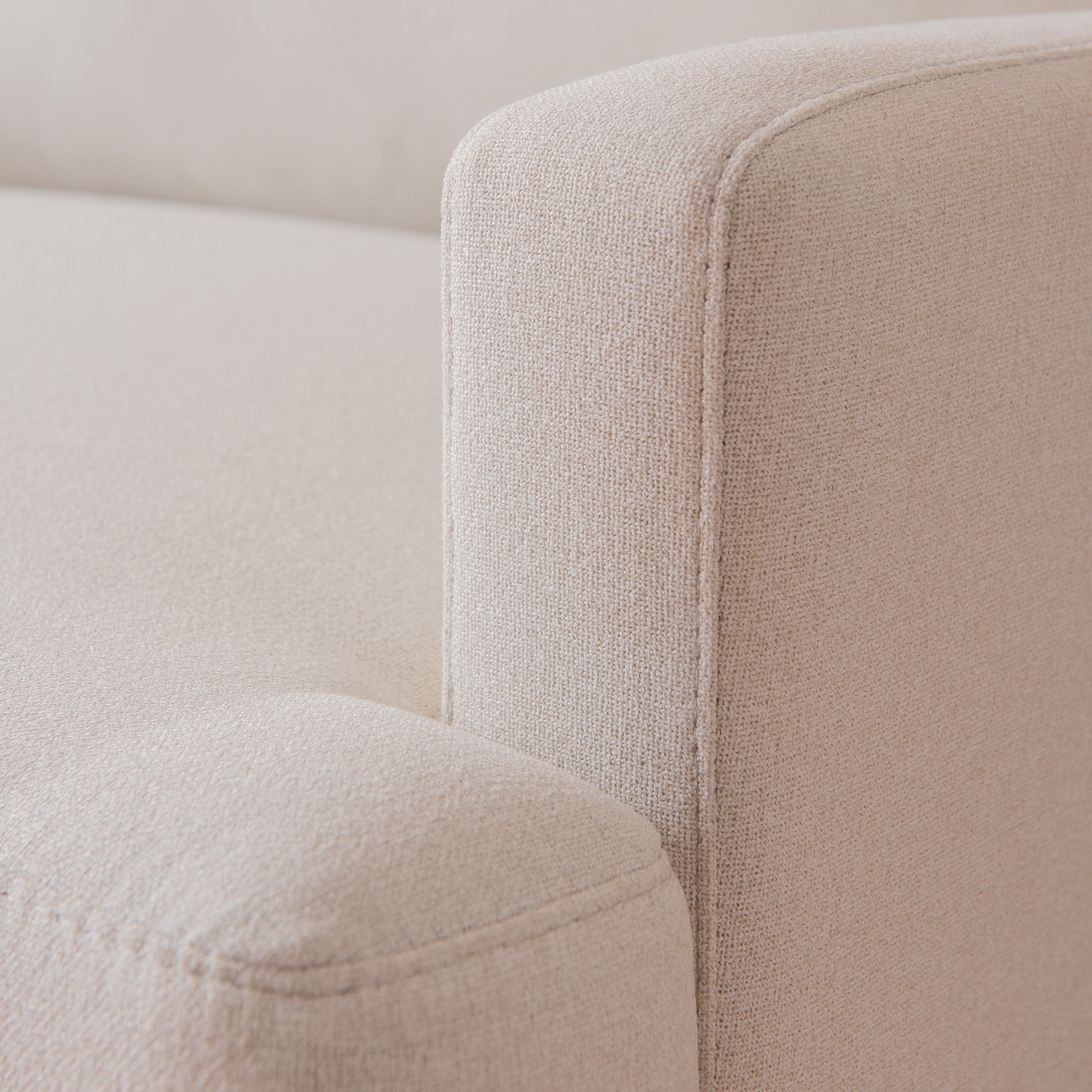 Beige Upholstered Futon Sofa Couch Loveseat M334