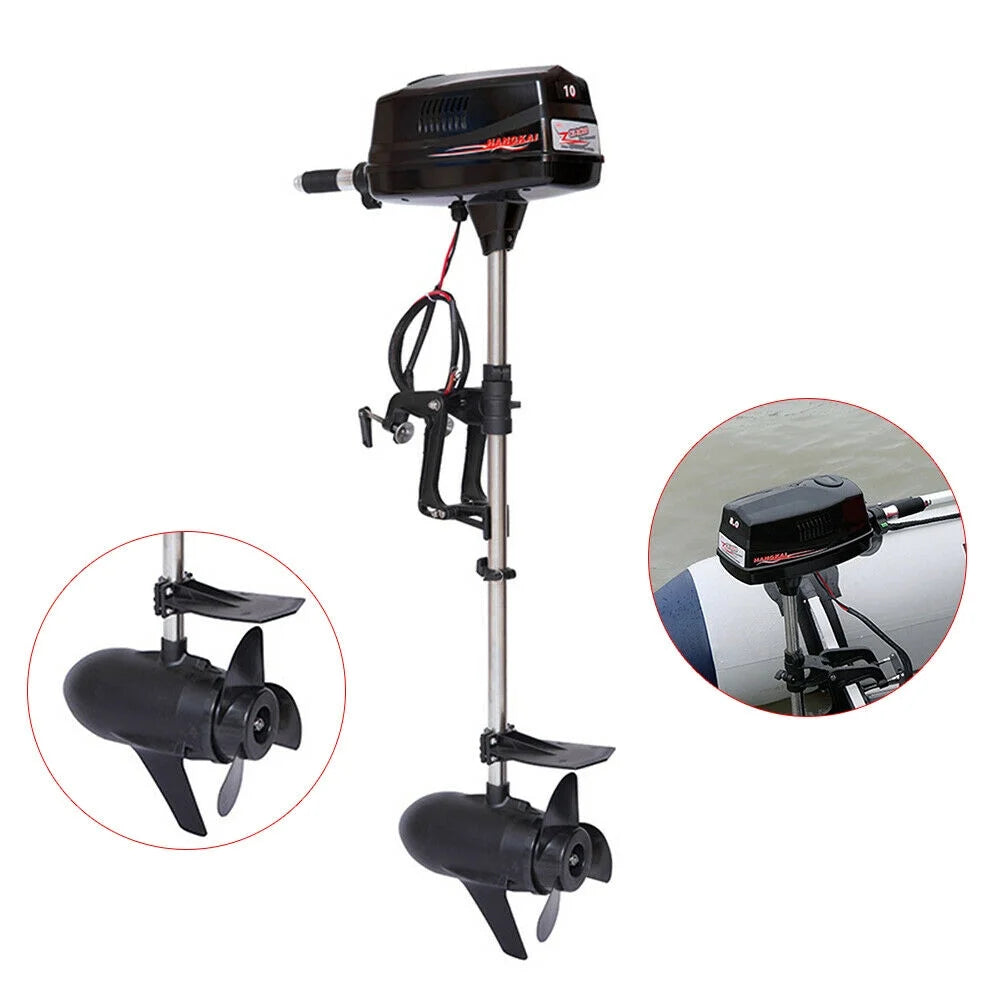 2200W Electric Outboard Motor Boat Engine Brushless Tiller Control 60V A24227