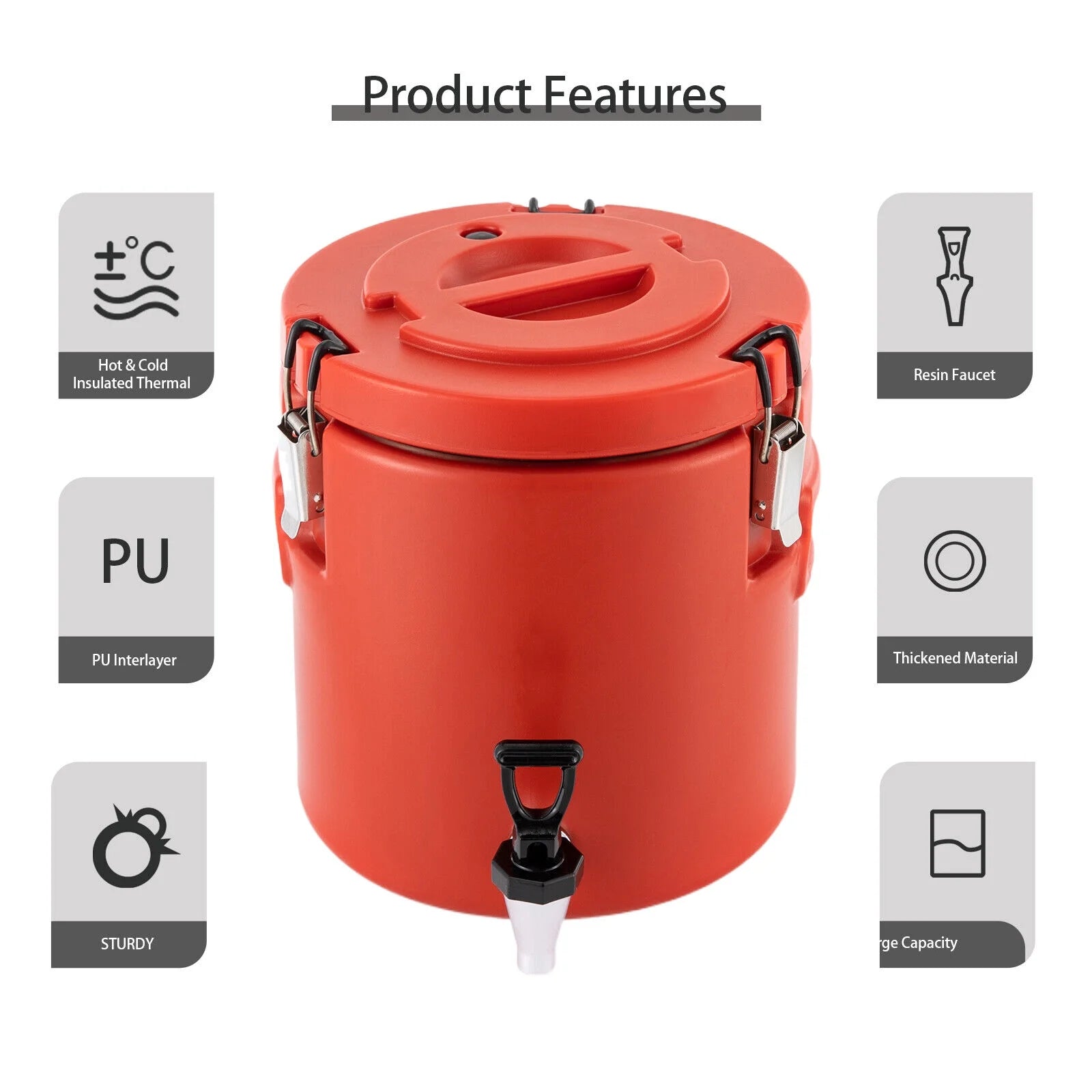 2.64 Gal Insulated Thermal Coffee Beverage Dispenser Z6309