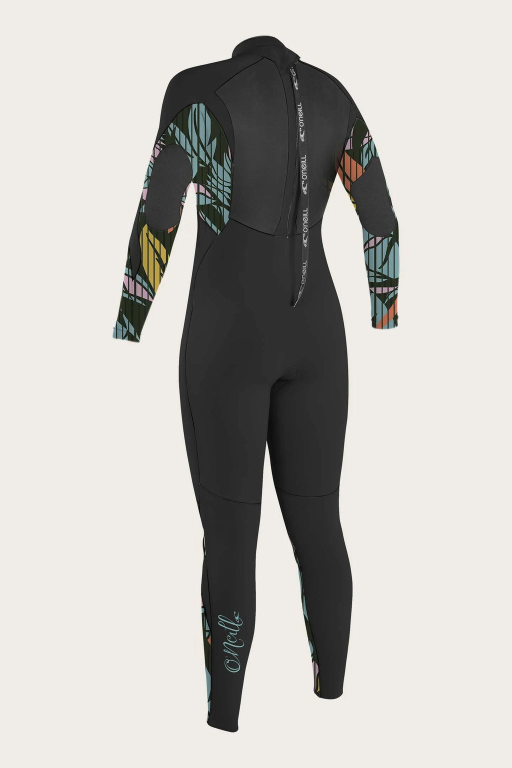 Black 4/3mm Back Zip Full Wetsuit J5414