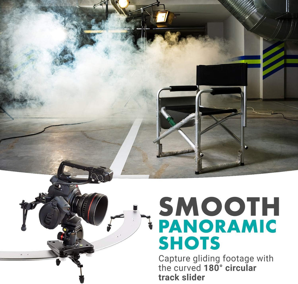 Panoramic 180° Circular Camera Sliding Track System with Roller Bearing Sliding Platform S316758