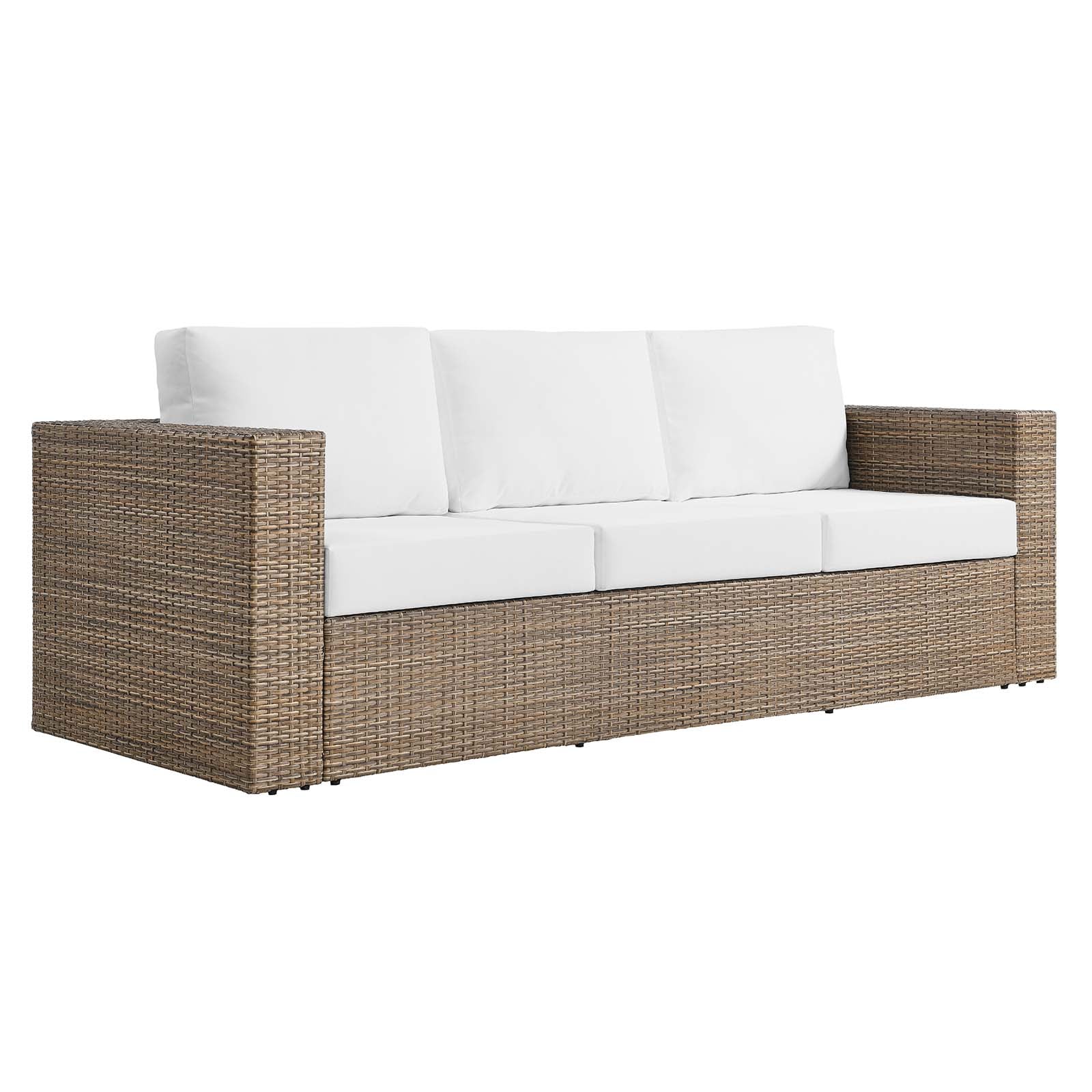 Cappuccino White Outdoor Patio Sofa Q60909