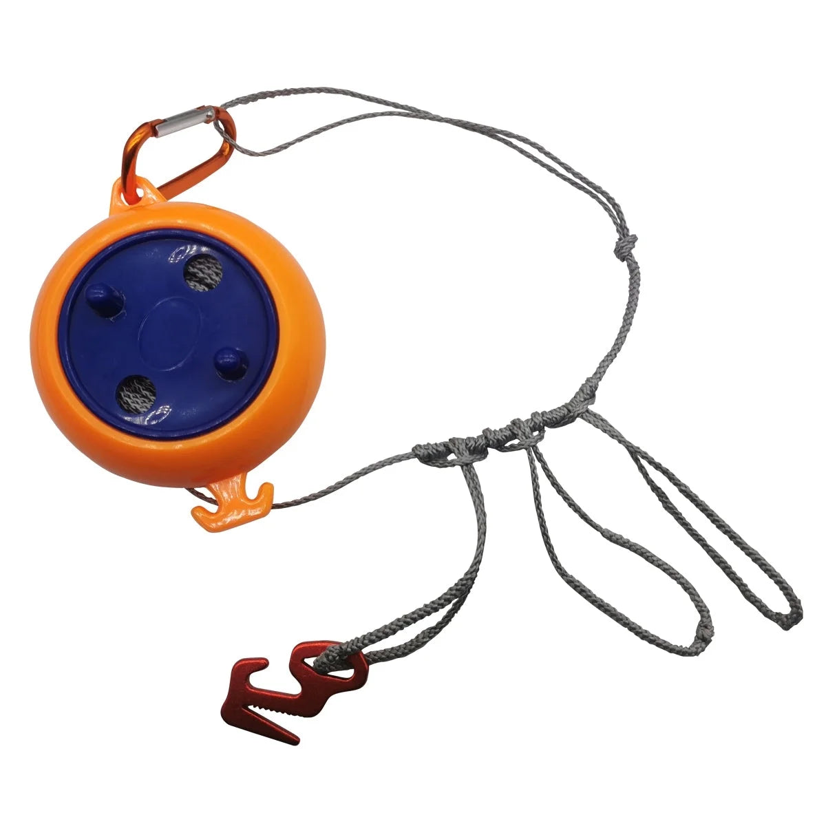 Gray HMWPE Tent Guyline Rope with Mini Reel L828