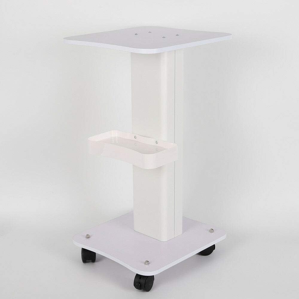 White Rolling Cart with Wheels, Pack of 2 C424845