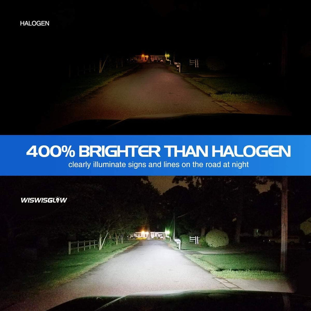 9005 9006 LED Headlight Bulb Set 4pcs 140W 14000LM 6000K White Z206516