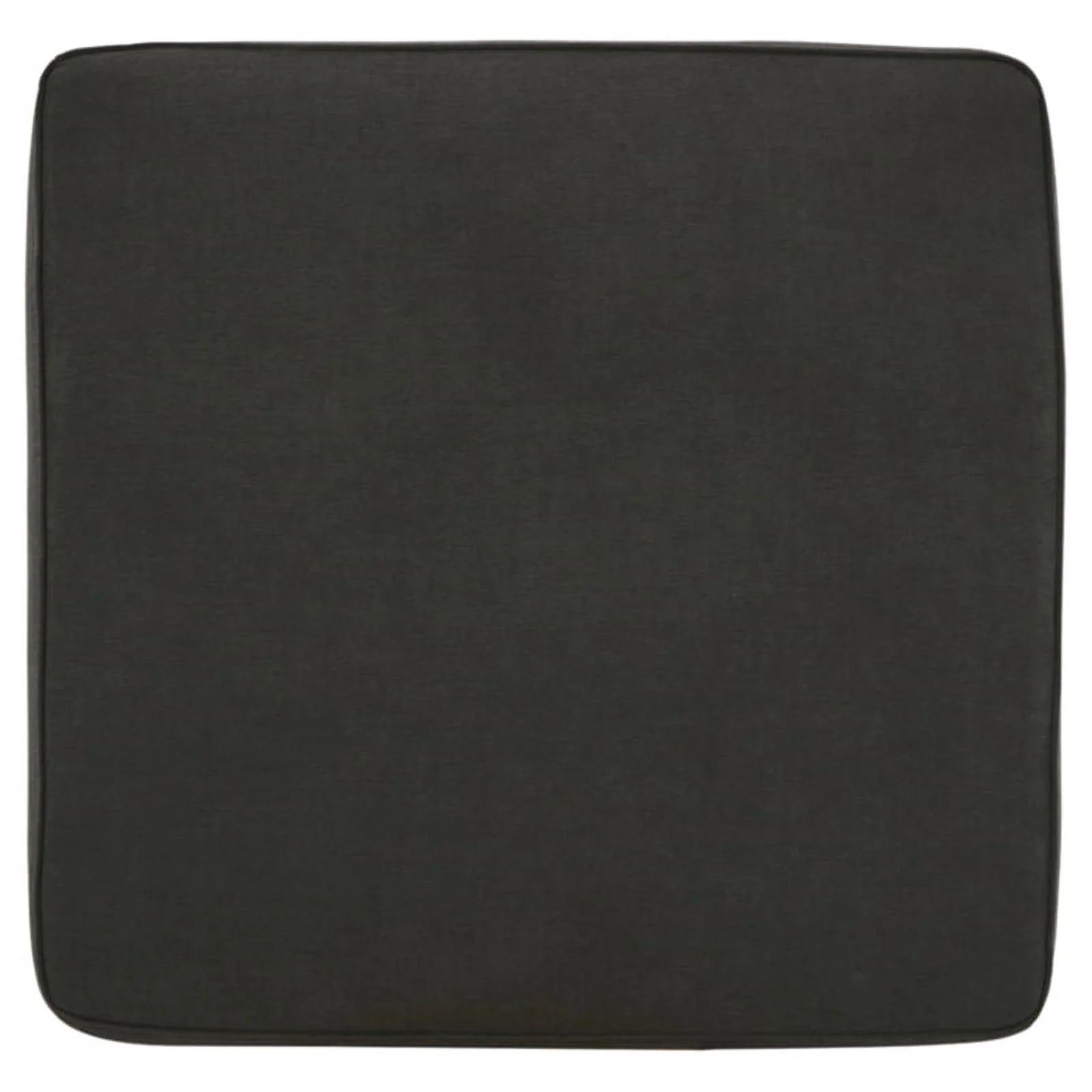 Gray & Black Fabric Oversized Accent Ottoman Q3669
