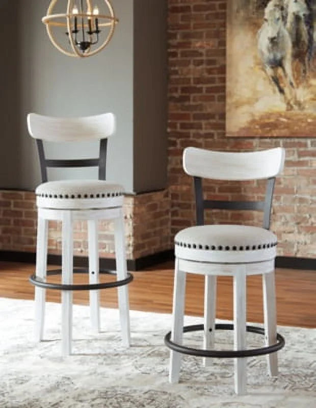 White Bar Height Bar Stool E4441