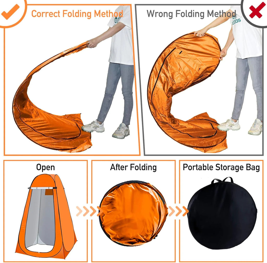 Pink Pop up Privacy Shelter Tent with Carrying Bag W304