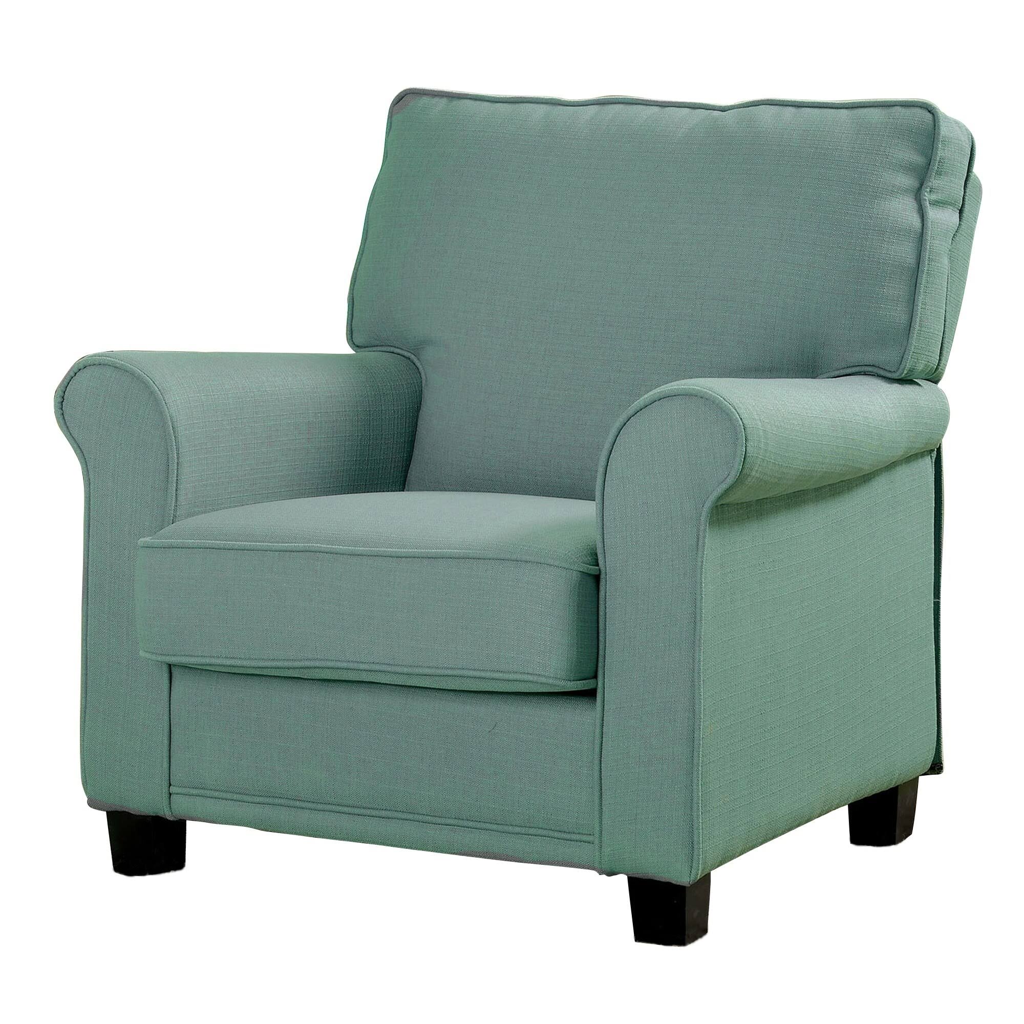 Green Flax Fabric Chair J84715