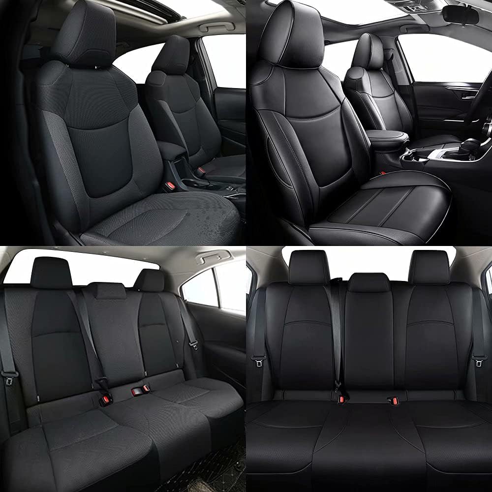 Waterproof Faux Leather Full Set Car Seat Covers D10933