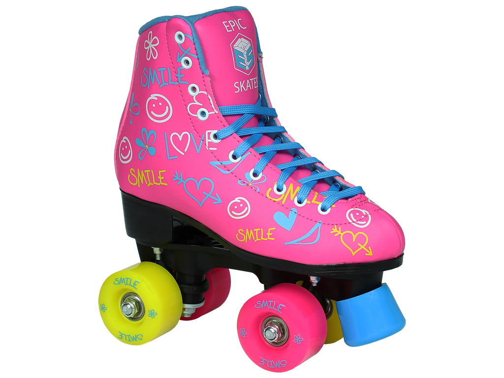 Blush Quad Roller Skates - Size 9 U4035